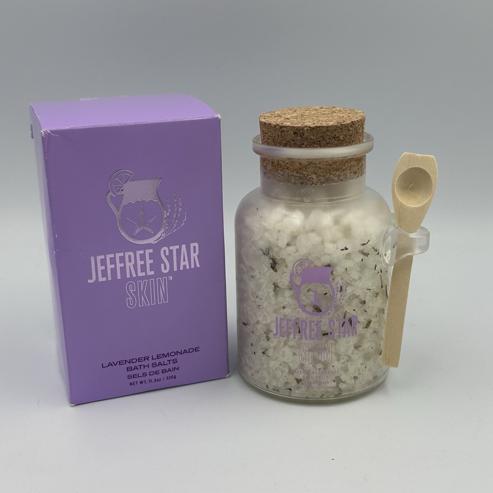 Jeffree Star Skin Lavender Lemonade Bath Salts 11.3oz. Relax Tranquil Self-care